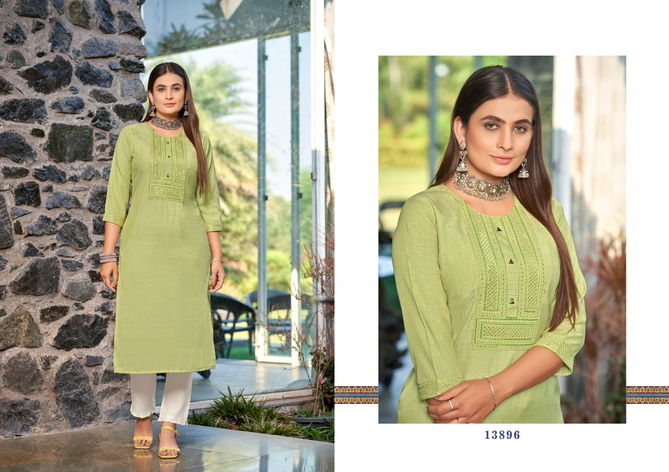 Mannat By Kajree Sequence Work Rayon Long Kurtis Wholesale Market In Surat